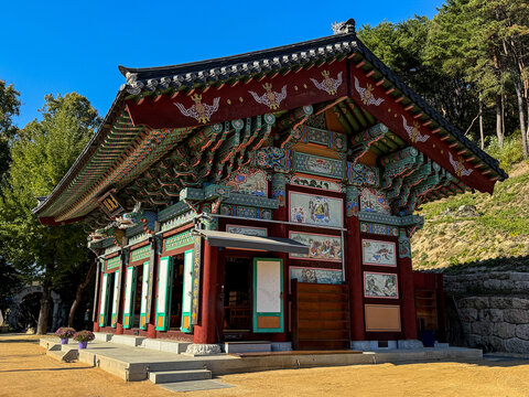 Pagode sinsedong &agrave; Andong en cor&eacute;e du sud