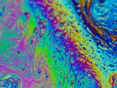 Soap bubble under tension
