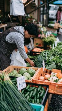 Healthy Asian Senior Woman Enjoying an Active and Independent Lifestyle