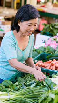 Healthy Asian Senior Woman Enjoying an Active and Independent Lifestyle