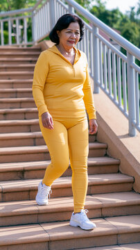 Healthy Asian Senior Woman Enjoying an Active and Independent Lifestyle