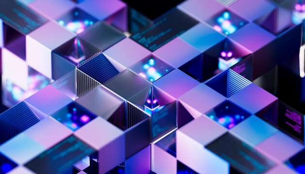 3D Cyber Cube Network