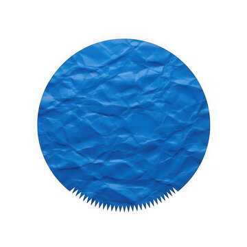 Blue textured water sphere with waves