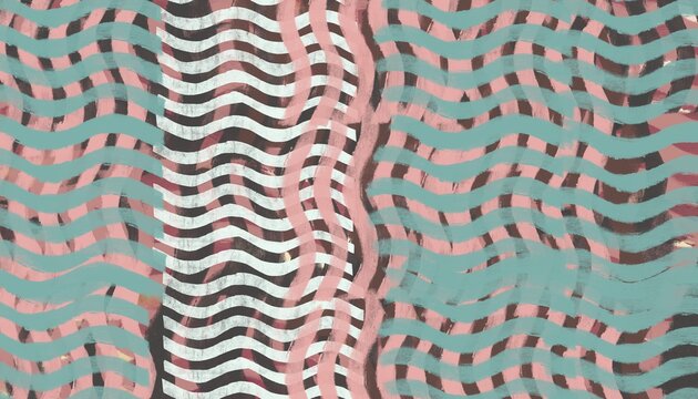 Wavy abstract lines and forms