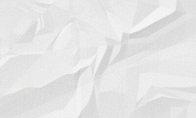 Fototapeta premium Minimalist White Abstract Texture Background with Soft Crumpled Folds, Subtle Grain Noise and Organic Paper-Like Surface for Modern Design
