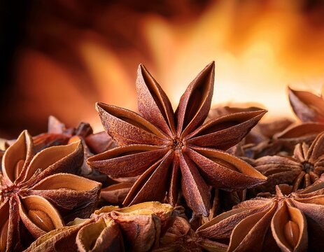 star anise background