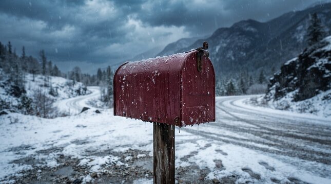 Postal Worker in Extreme Weather