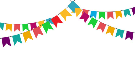 Festival bunting flag party garlands decoration © Design Zone
