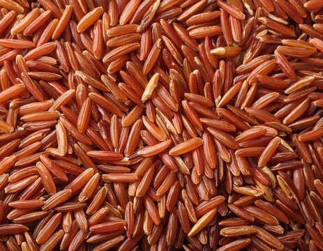 the organic brown rice texture background
