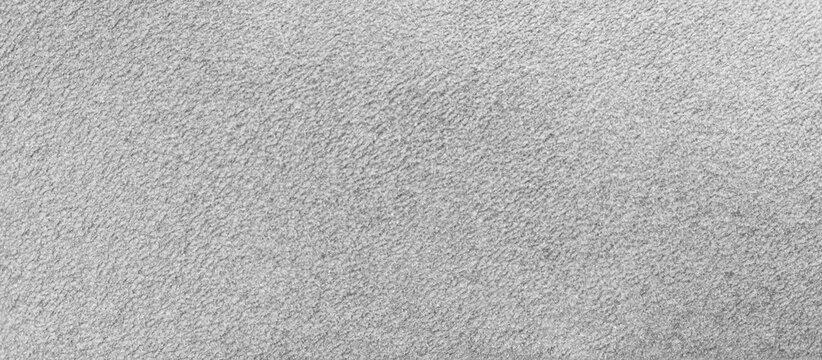 Close-up of natural animal hide Gray suede material for footwear
