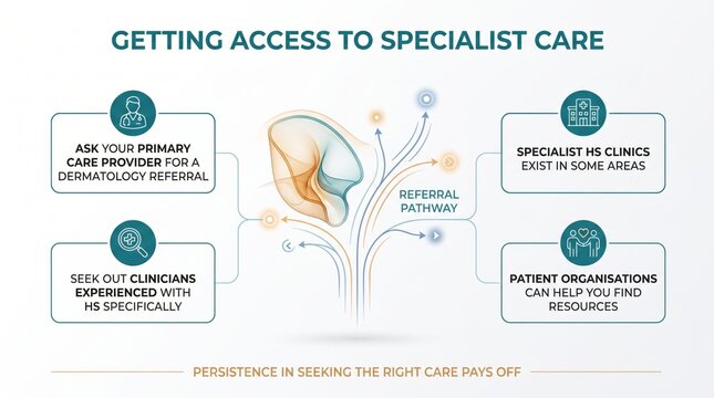 Getting access to specialist HS care