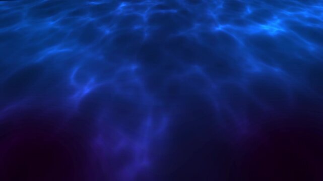 Glowing blue water caustics light reflections moving smoothly underwater in a seamless 4k animation loop.