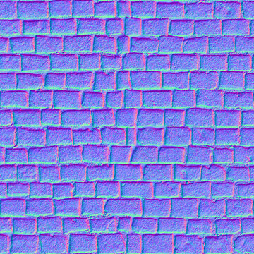 Medieval Tile Floor Normal Map