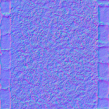Medieval Tile Floor Normal Map