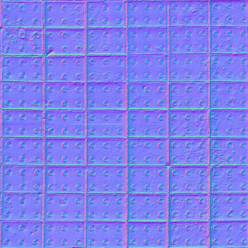 Medieval Tile Floor Normal Map