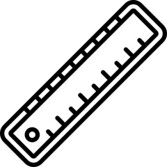 Fototapeta premium Ruler Vector Icon