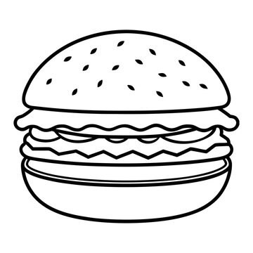 Tasty Classic Burger With Cheese