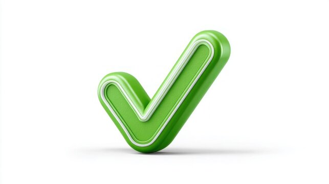 Green checkmark icon representing positive affirmation and validation