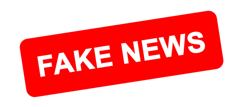 propaganda and fake news stamp. 