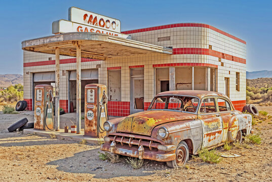 abandoned automobile