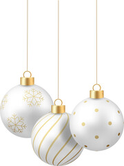 Christmas Ornaments 3D Render