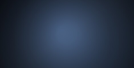 Fototapeta premium Dark blue gradient background, with subtle grain, texture, featuring a, soft central light, vignette and smooth, color transition