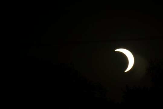 Retiring partial eclipse over Germany August 12th 2026