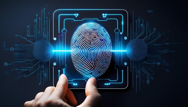 fingerprint scanner enhancing transaction security and cybersecurity fingerprint scanning technology ensures robust security measures safeguarding transactions and bolstering cybersecurity protocols