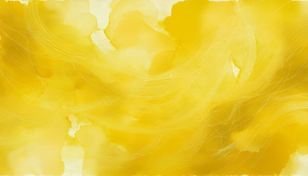 abstract yellow watercolor background texture
