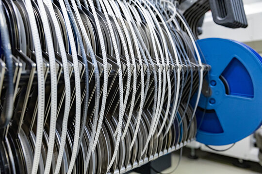 Belarus. Mogilev. Printed circuit board assembly unit.
