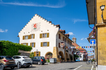 Fototapeta premium Altstadt, Murten, Schweiz 