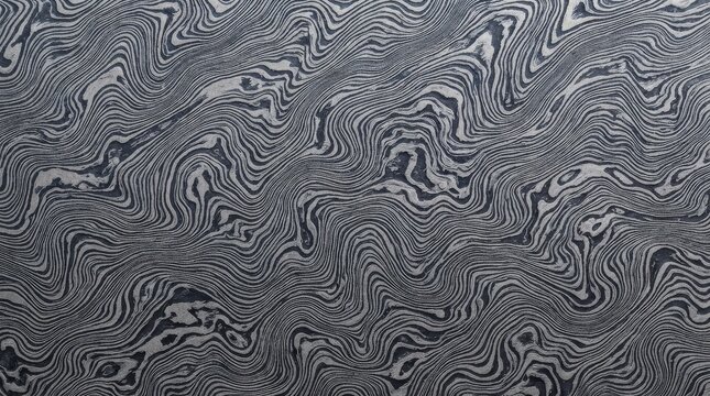 Seamless Damascus steel metal texture abstract pattern background