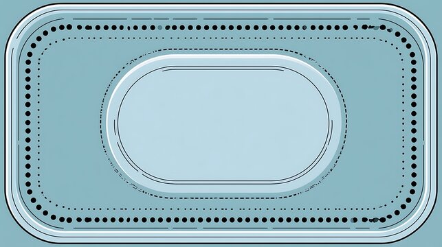 Concentric dotted rings with gradient fill, style concentric circles