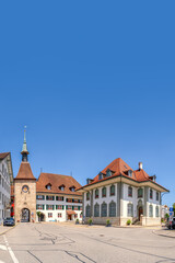 Obraz premium Altstadt, Wangen an der Aare, Schweiz 
