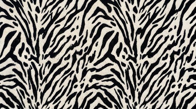 black and white zebra pattern textured animal print background seamless design