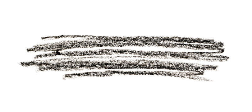 Hatch pencil line texture set, crayon scribble stroke pattern
