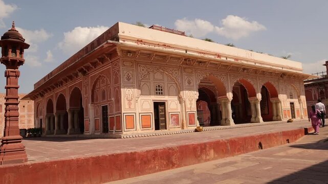 unique rooms of royal city palace of jaipur in india