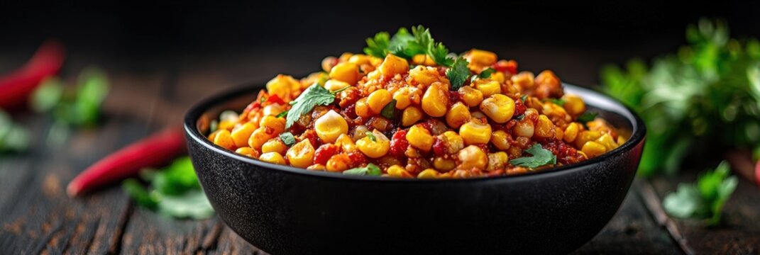 Typical teatime snacks include corn flakes, chevda, and farsan from the Indian Gujarati cuisine