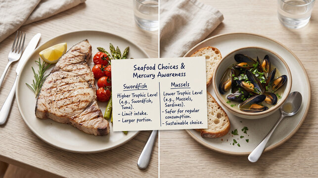 Seafood Options Side-by-Side for Mercury Awareness