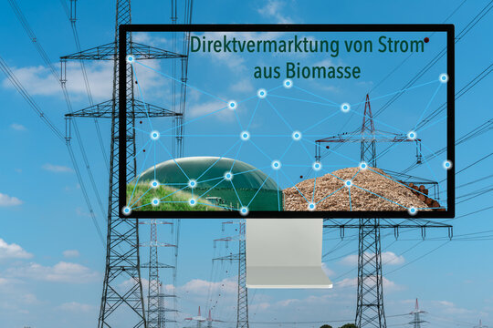 Direktvermarktung von Strom aus Biomasse-Strom flexibel vermarkten