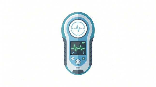 Portable Medical Diagnostic Scanner for Digital Healthcare, Clinical Monitoring and Modern Medical Technology