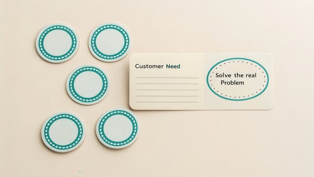 Customer Need Focus with Cards and Tokens for Problem Solving