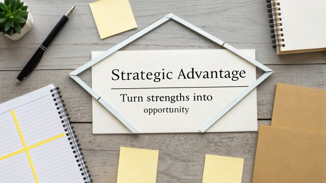 Strategic Advantage Concept for Business Growth and Development Strategy
