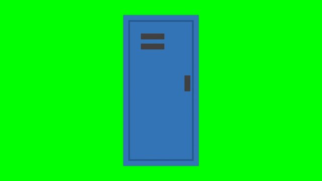 School locker icon illustrating storage process for education student belongings and school life