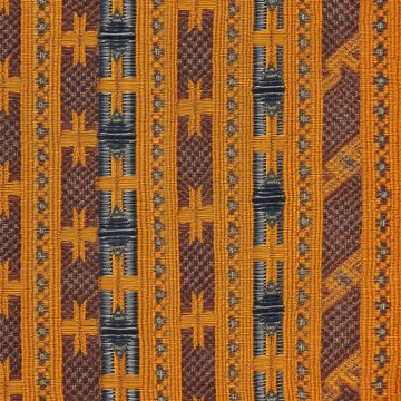 Vibrant Traditional Woven Textile with Intricate Ethnic Geometric Patterns