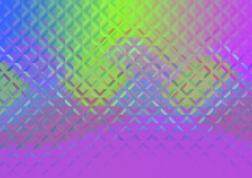 Abstract colorful geometric background with a diamond pattern and gradient light effects