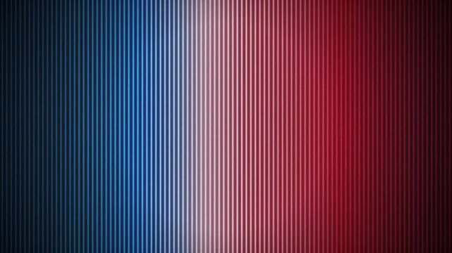 Retro CRT scanlines flicker on an analog television screen