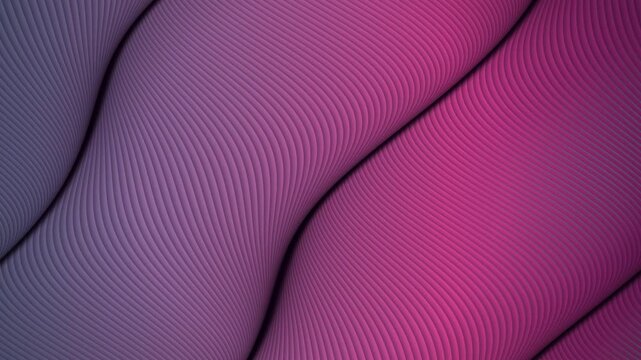 Three dimensional digital surface with flowing wave like folds