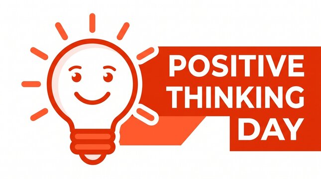 An illustrated lightbulb symbol for positive thinking.

