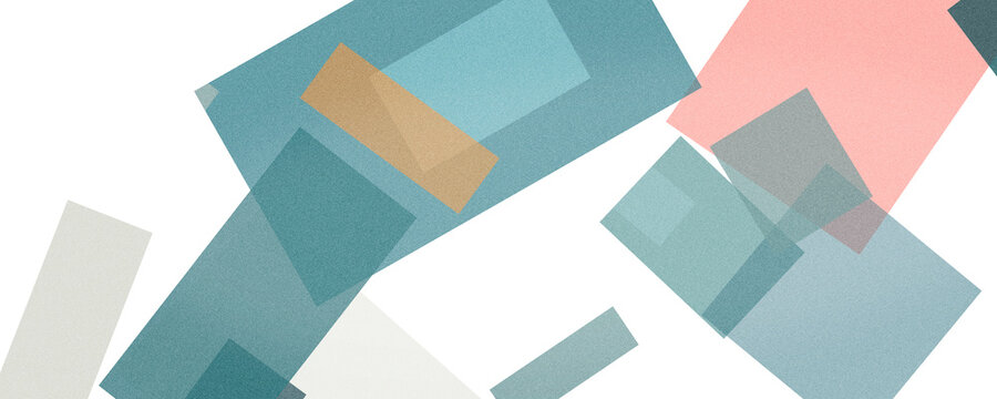 A serene abstract composition of overlapping pastel squares and rectangles with gentle diagonal motion, ideal for modern backgrounds, design mockups, and calming branding.